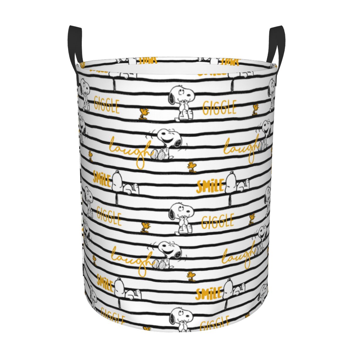 Pet Portrait Custom - Custom S-snoopies Anime Laundry Basket Foldable