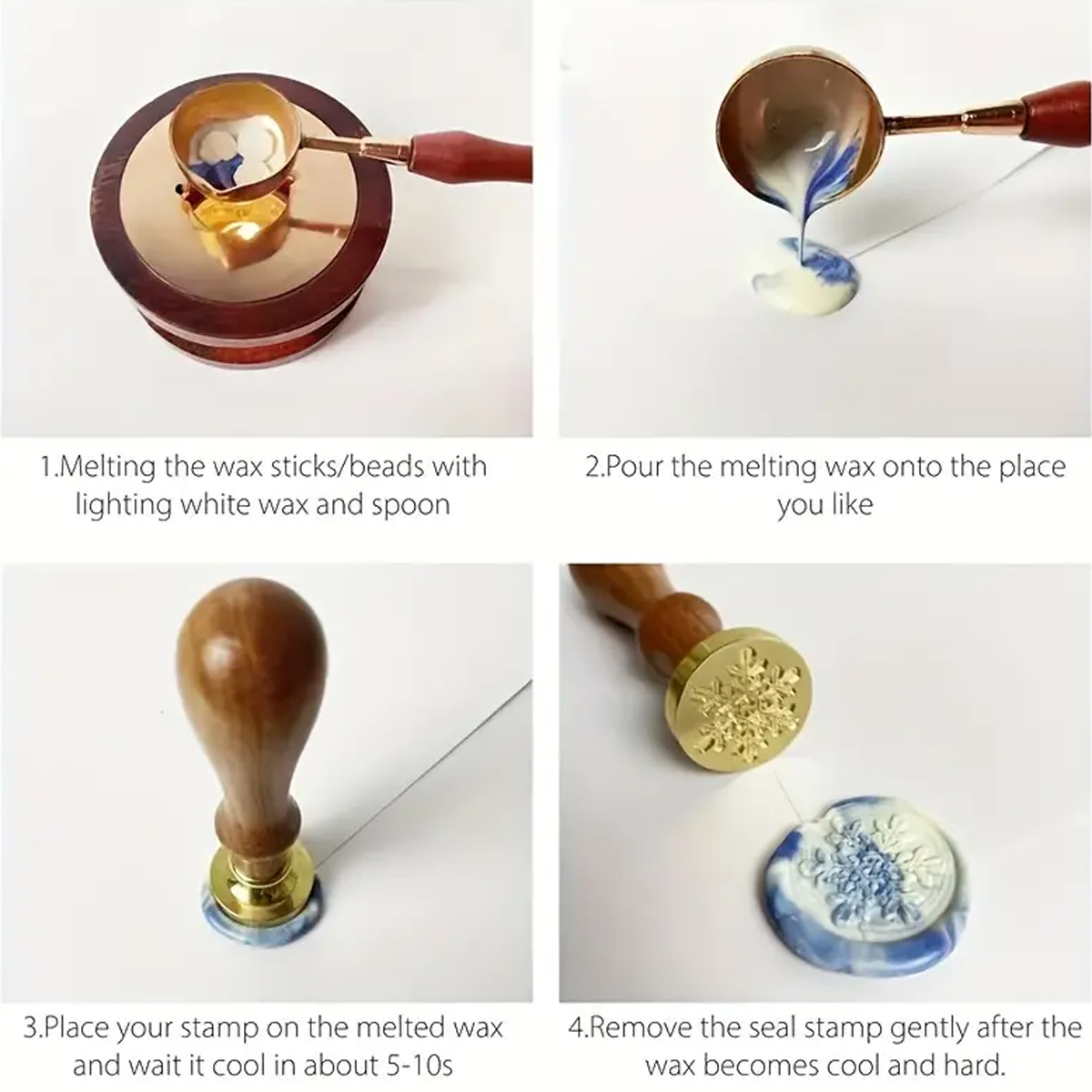 100pc/bag Wax Seal Beads Kit,D - Wax Seal Letter Kit ulasan dan harga