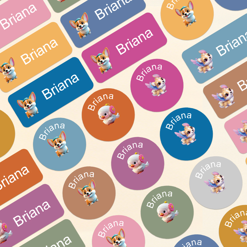 Personalized Name Labels-Stora - Personalized Name Box ulasan dan harga